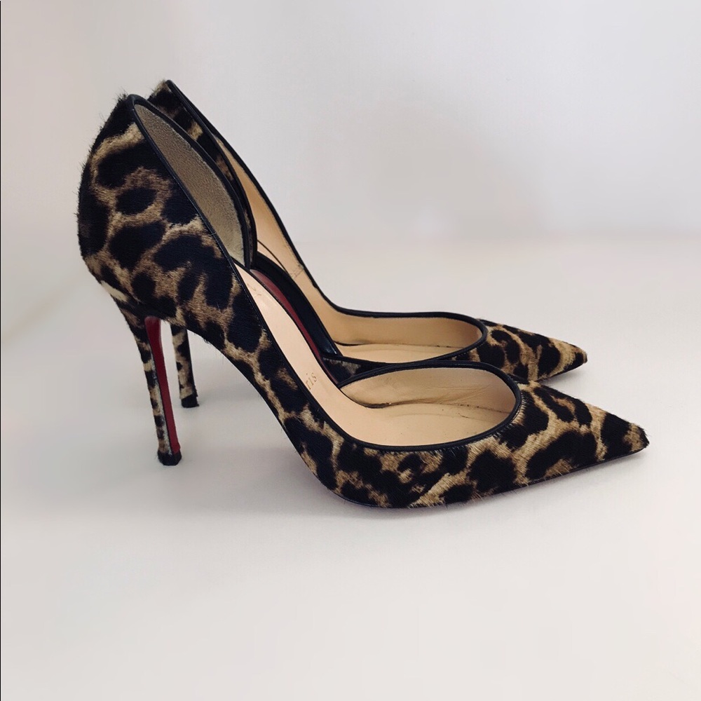 Christian Louboutin Iriza Leopard Size 36.5